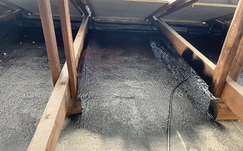 Alpha reference 3 Flydende dampspærre på loft
