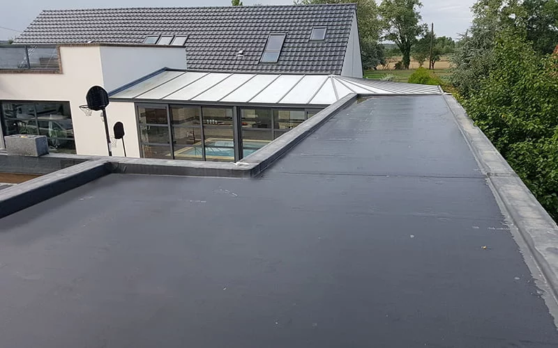 EPDM-tagdug på fladt tag