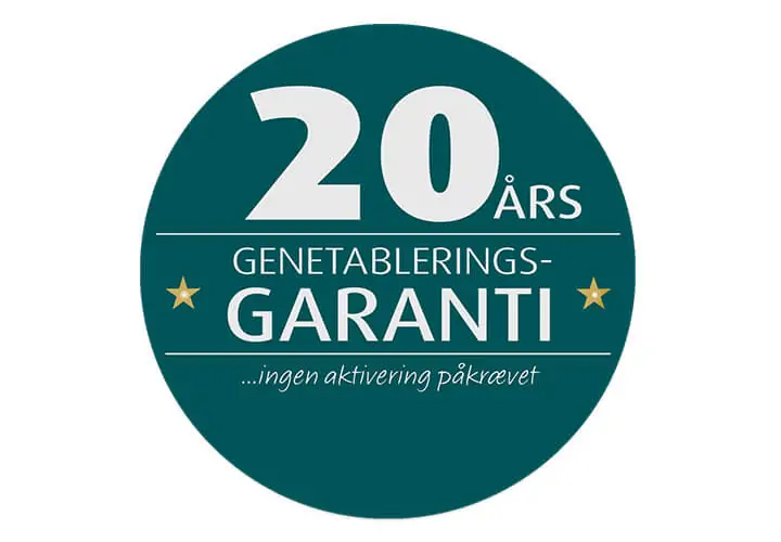 20 års Garanti