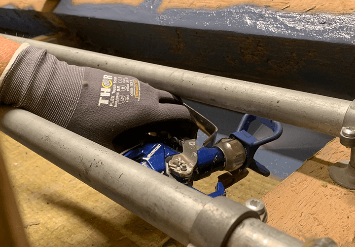 Ljungdahl AIRBLOCK Spray Flydende dampspærre ved rør