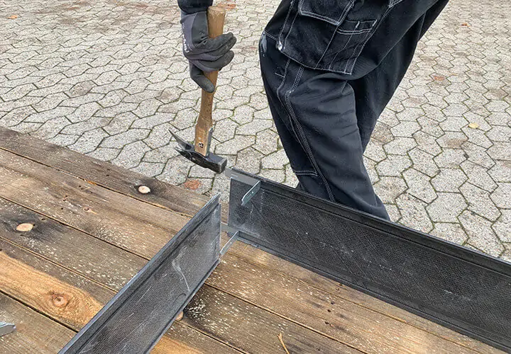 Samling af Ljungdahl OUTFRAME vinduesfals