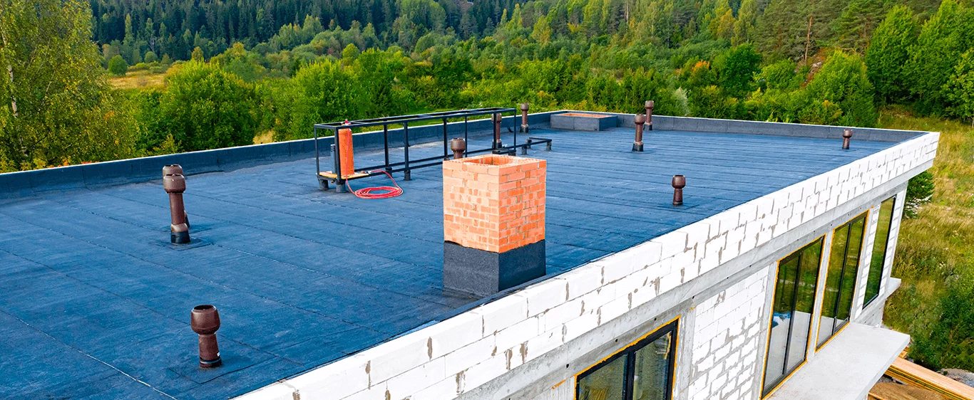 EPDM tagmembran på fladt tag