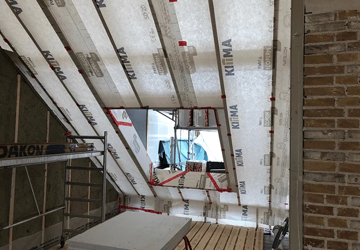 720 x 500 Dampspærresystemet Etablering af armeret dampspærre