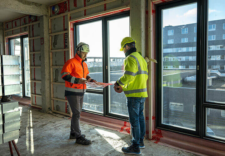Vejledning og rådgivning på byggeplads