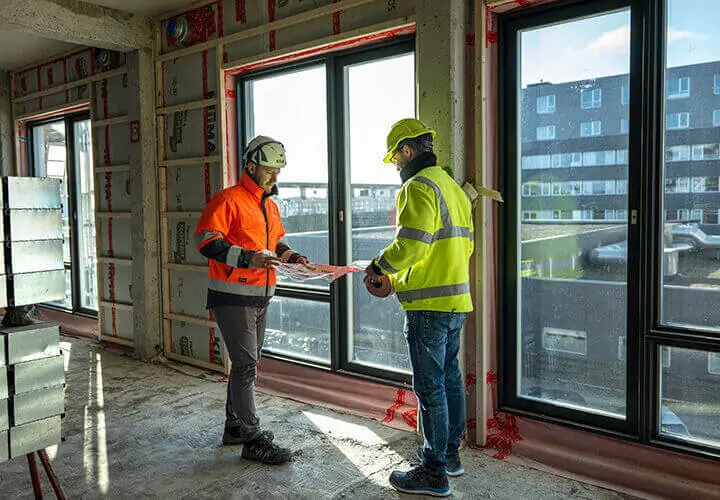 Vejledning og rådgivning på byggeplads