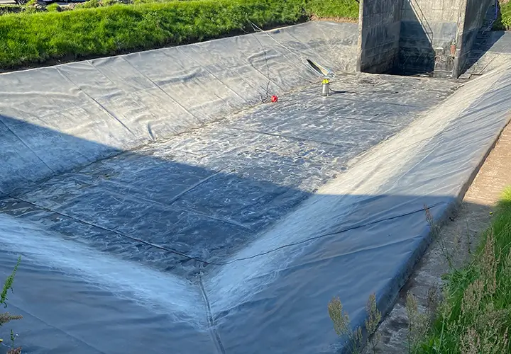 EPDM Opsamlingsbassin, Rockwool Hobro